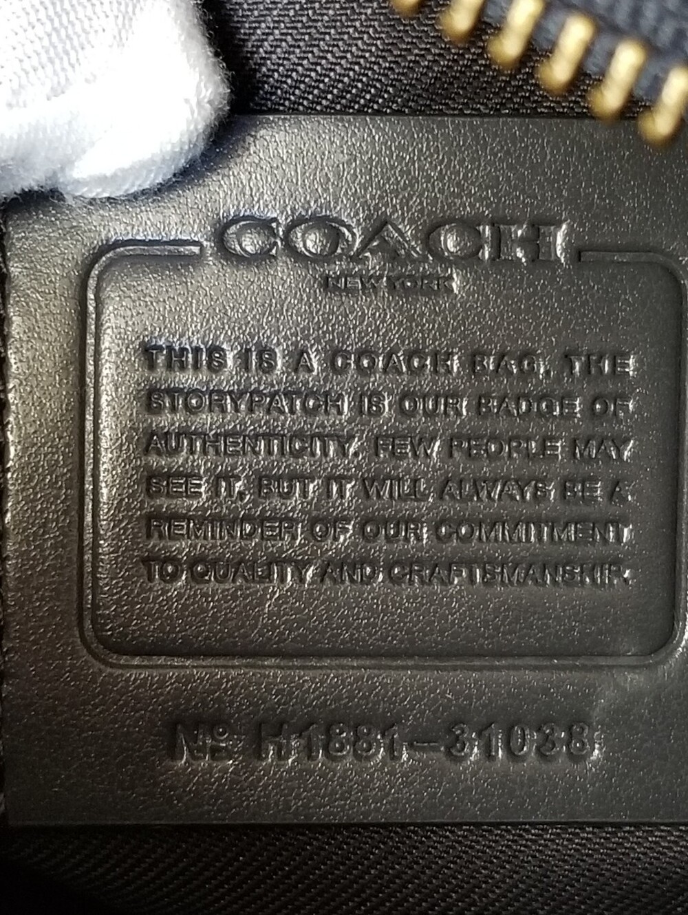 Coach Metallic Blue Camera Bag Pebbled Leather - Picture 6 of 15